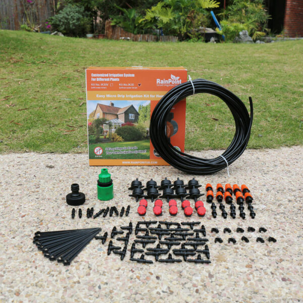 Installation of an Automatic Drip Irrigation System Kit 